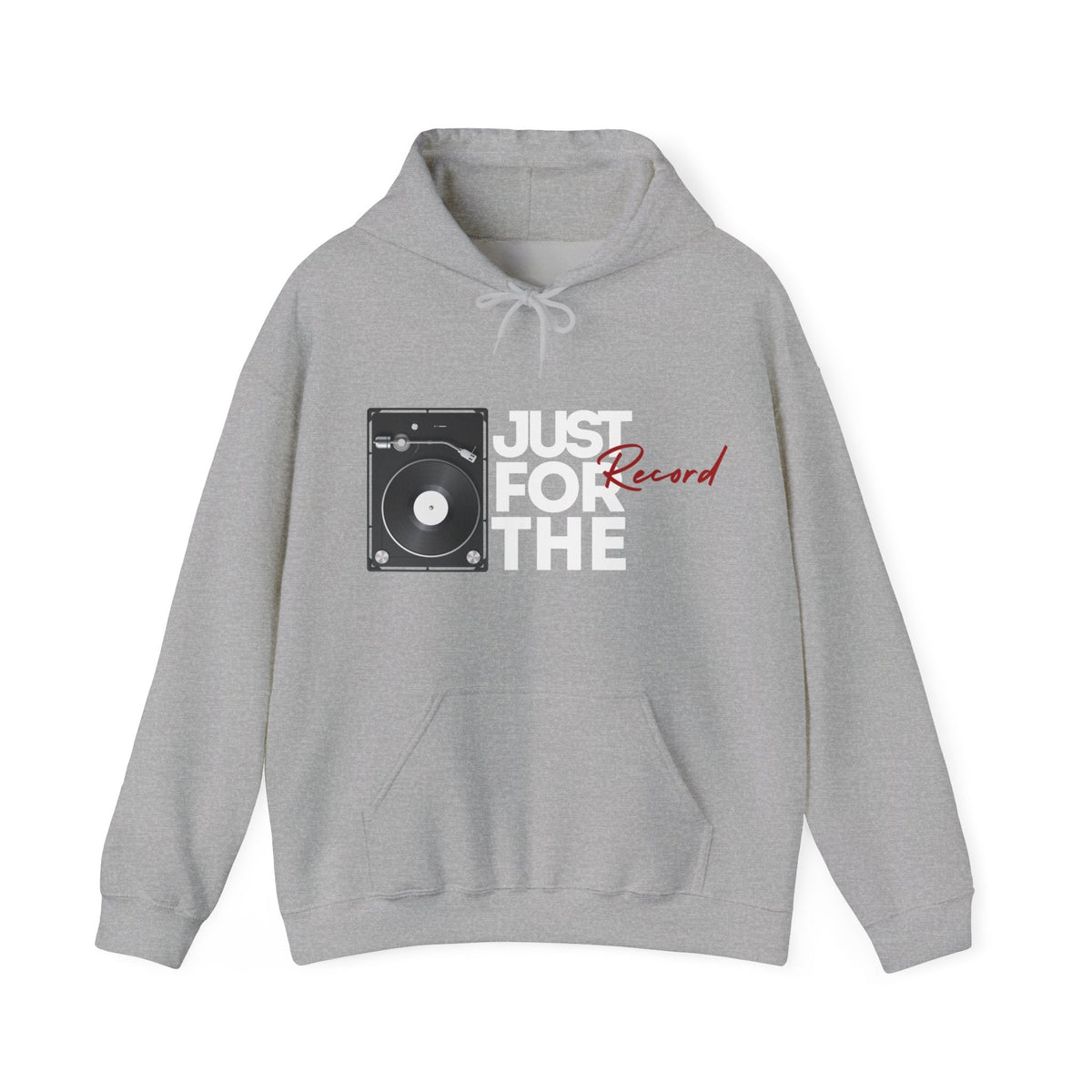 Just for the Record Men's Vinyl Record Hoodie