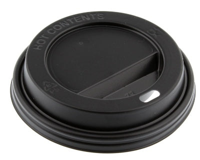 1000 x Tapa para vaso Cuppa Cup Sip negra 12-16 oz
