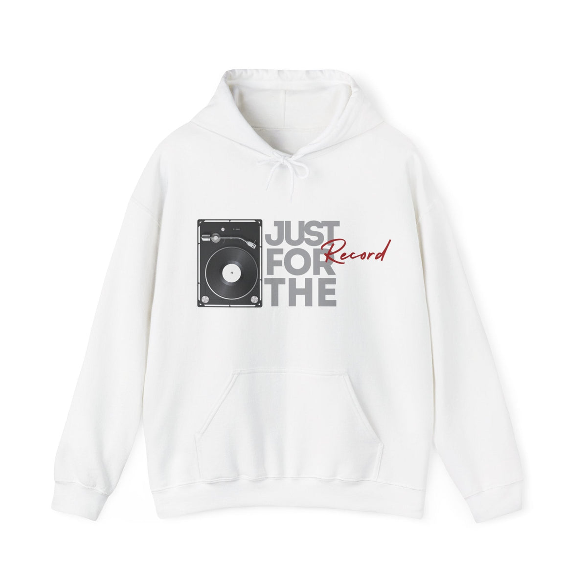 Just for the Record Men's Vinyl Record Hoodie