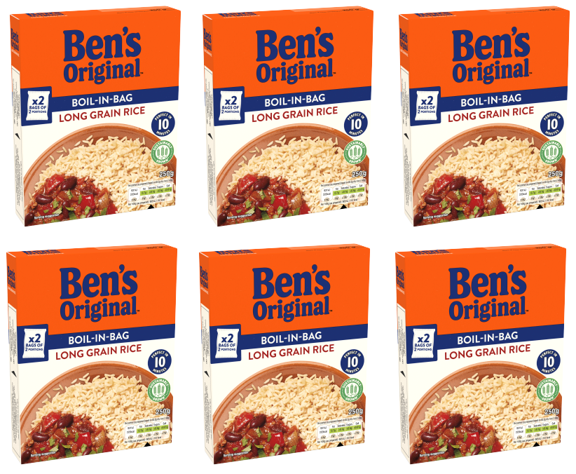 12 x Bens Original Kochbeutel Langkornreis 2 x 125g