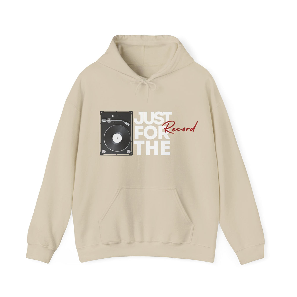 Just for the Record Men's Vinyl Record Hoodie