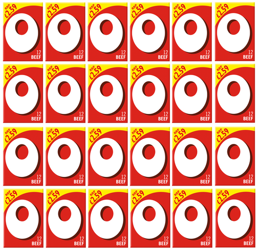 Pastillas de Caldo de Carne OXO – Caja de 24 Paquetes (12 Pastillas por Paquete, 71g)
