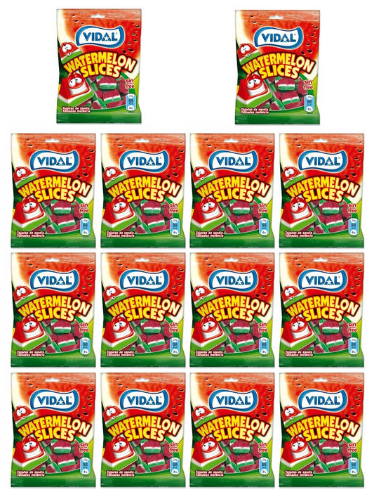 Vidal Rodajas de Sandía | 14 bolsas de 100g