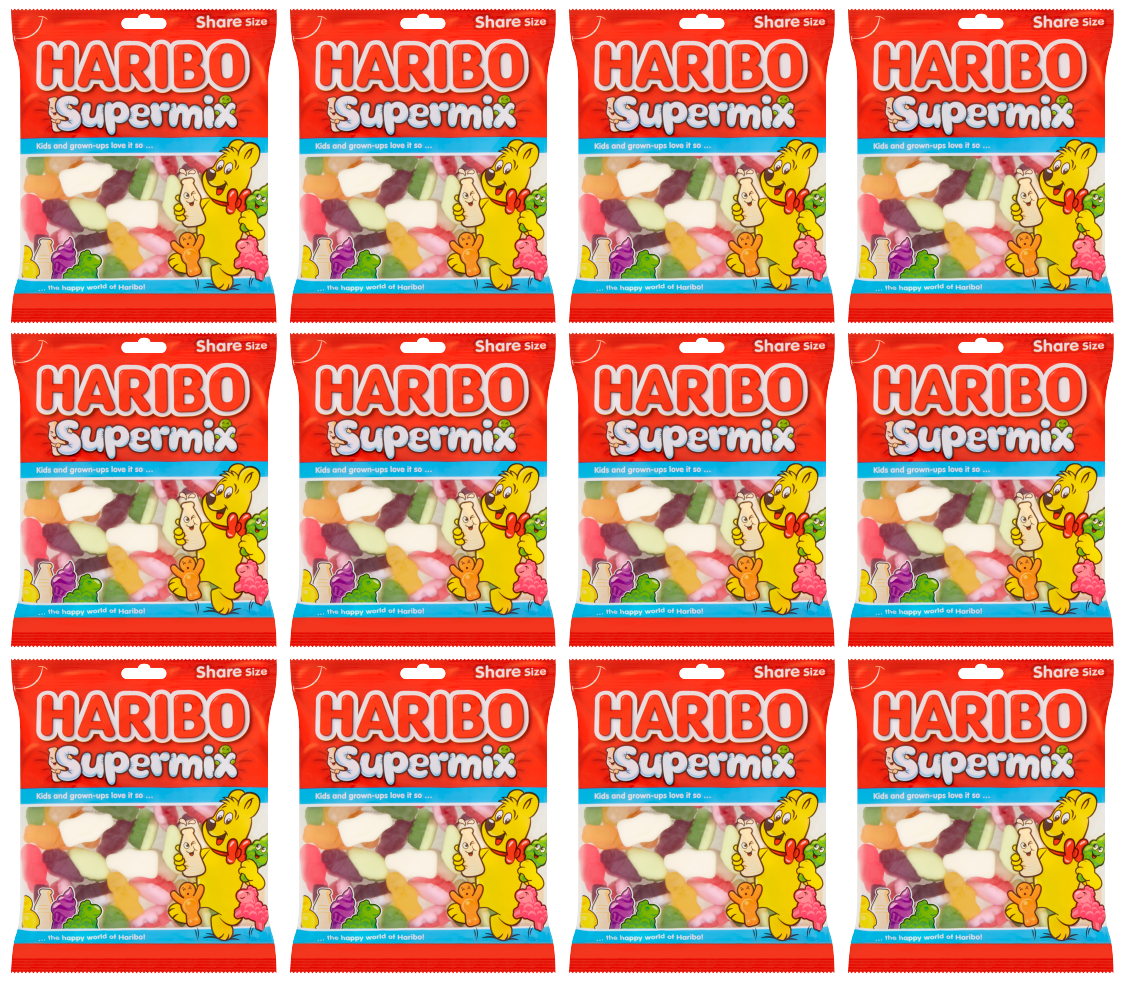Haribo Supermix 160g | Case of 12 Bags