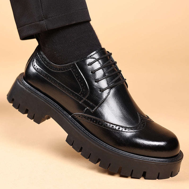 Autumn Mens Shoes Vintage Work Boots