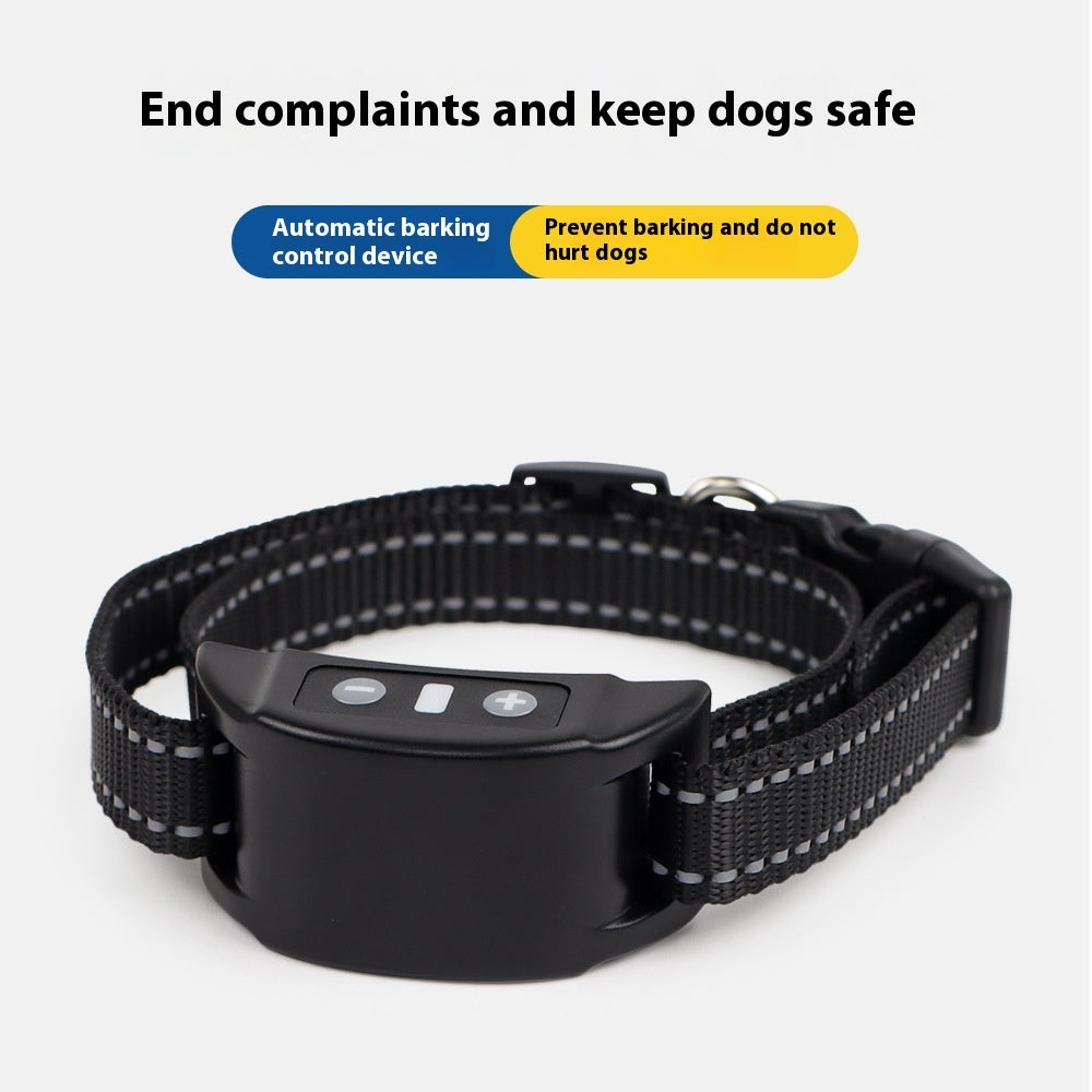 New Smart Bark Stopper Pet Dog Automatic Collar Waterproof Rainy Day Can Be Worn