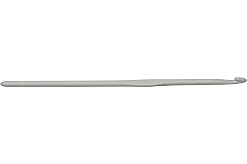 KnitPro Crochet Hook Grey Aluminium 15cm