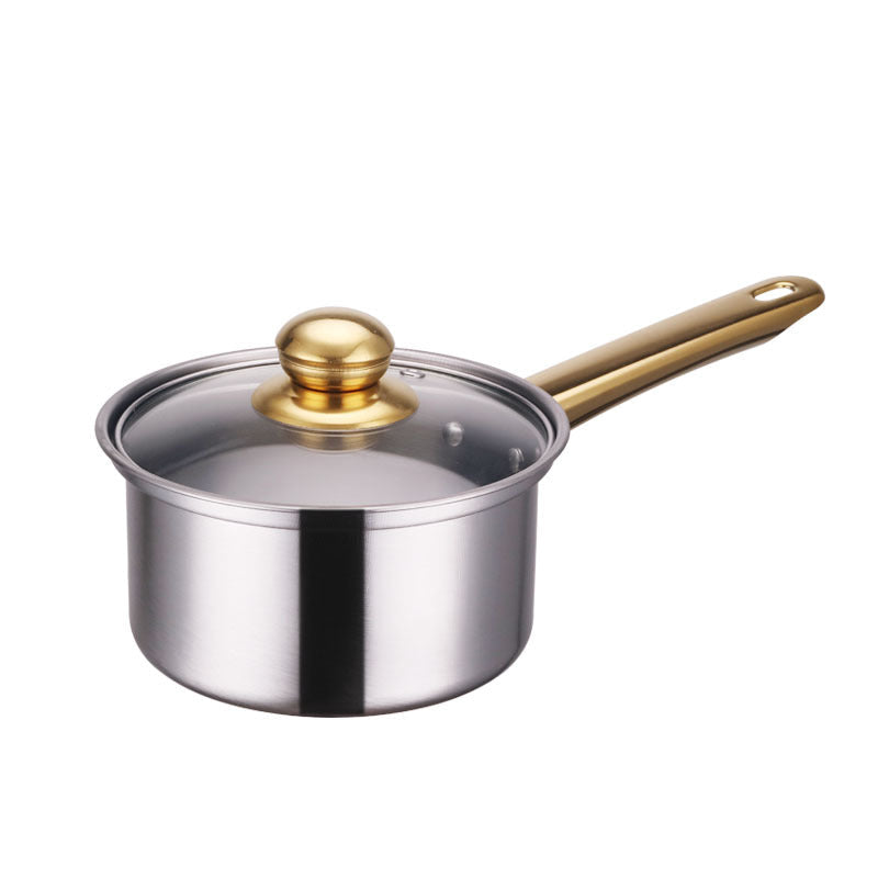 12Pcs Stainless Steel Cookware Set Saucepan Casserole Pans Pot Induction Kitchen