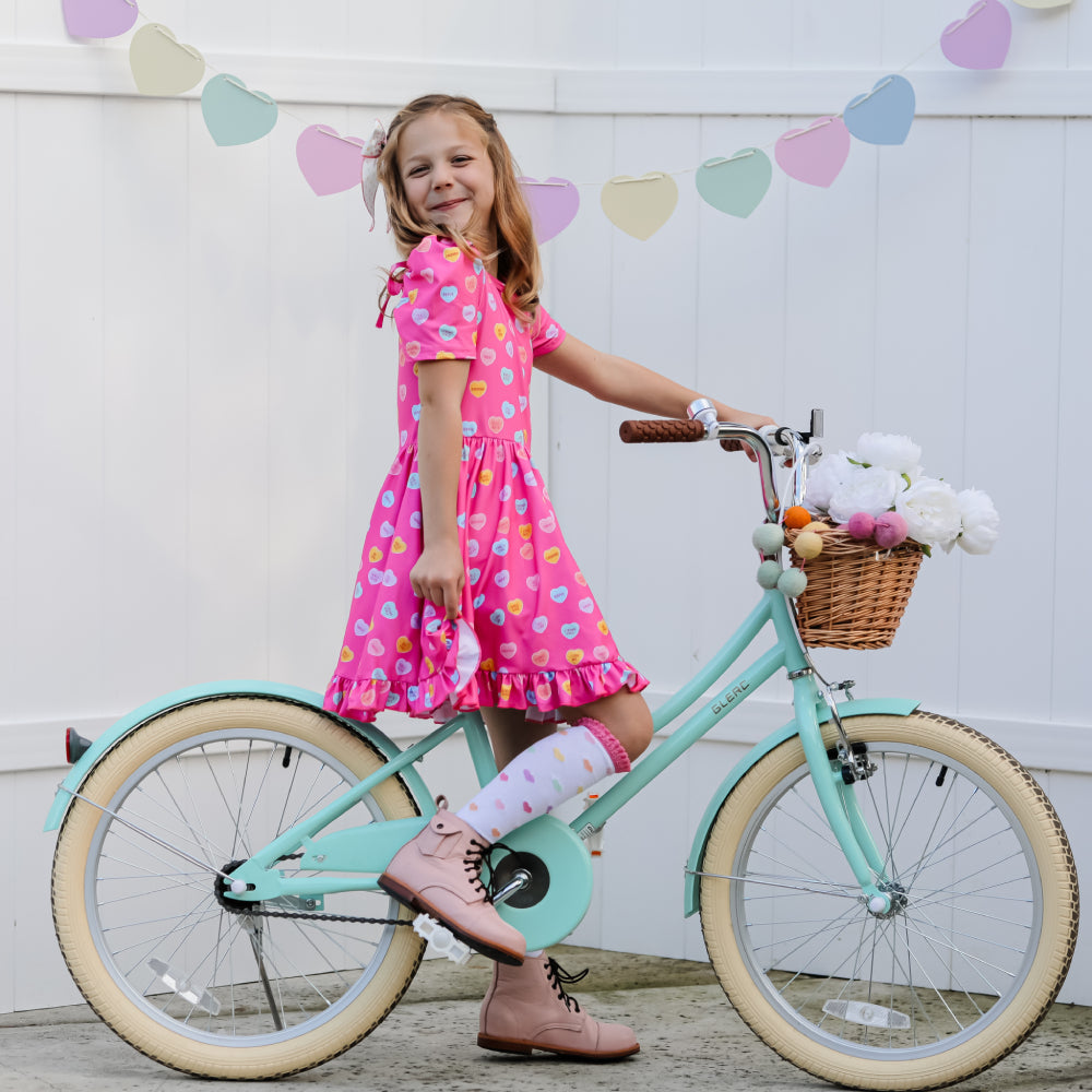 Glerc Little Molly 16 Inch Kids Bike – Ages 4–8 | Stabilisers, Basket & Bell Included