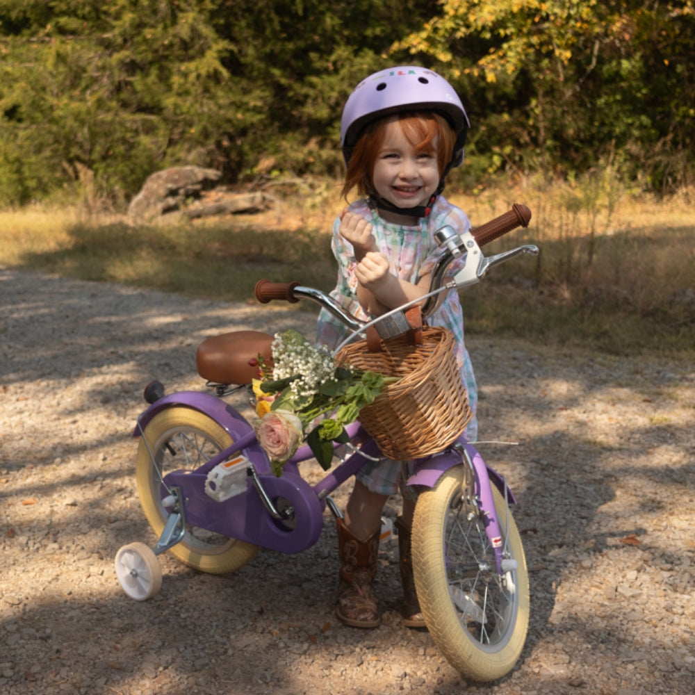 Glerc Little Molly 16 Inch Kids Bike – Ages 4–8 | Stabilisers, Basket & Bell Included