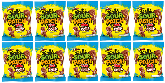 10 X Sour Patch Cola Sugar Free 140G