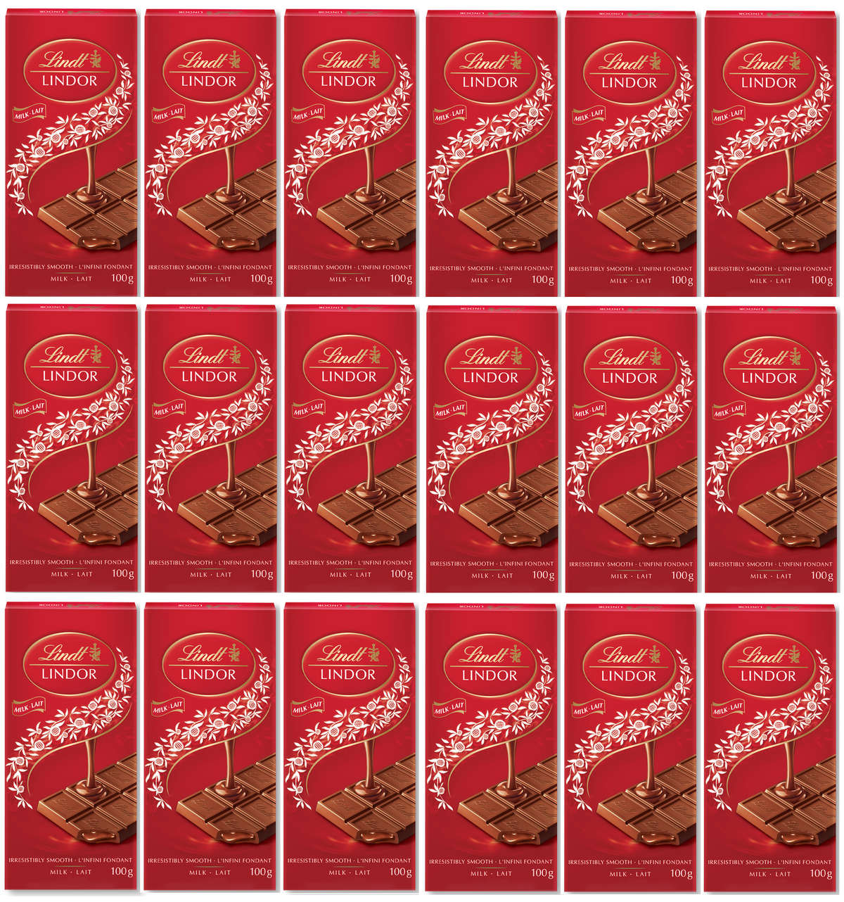 18 x Lindor Tafel Milch - 100g