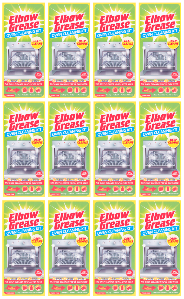 12 x Elbow Grease Backofenreiniger Set 500 ml