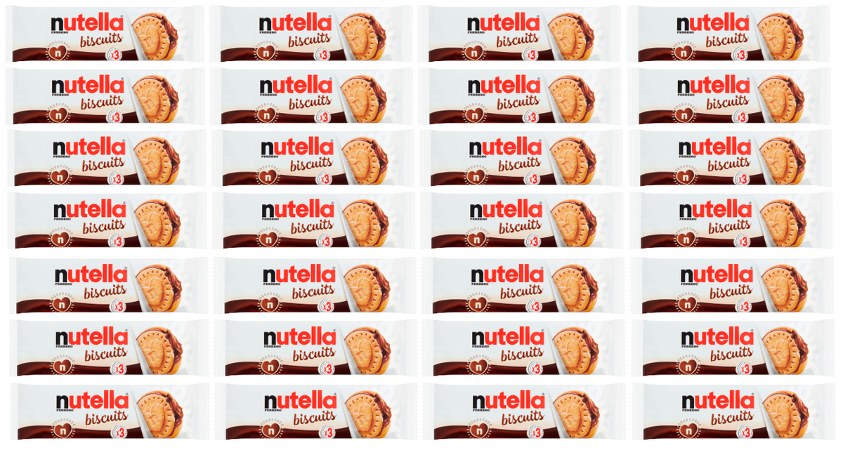 28 galletas Nutella de 41,4 g