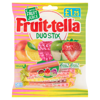 12 X Fruitella Duo Stix Beutel 135G