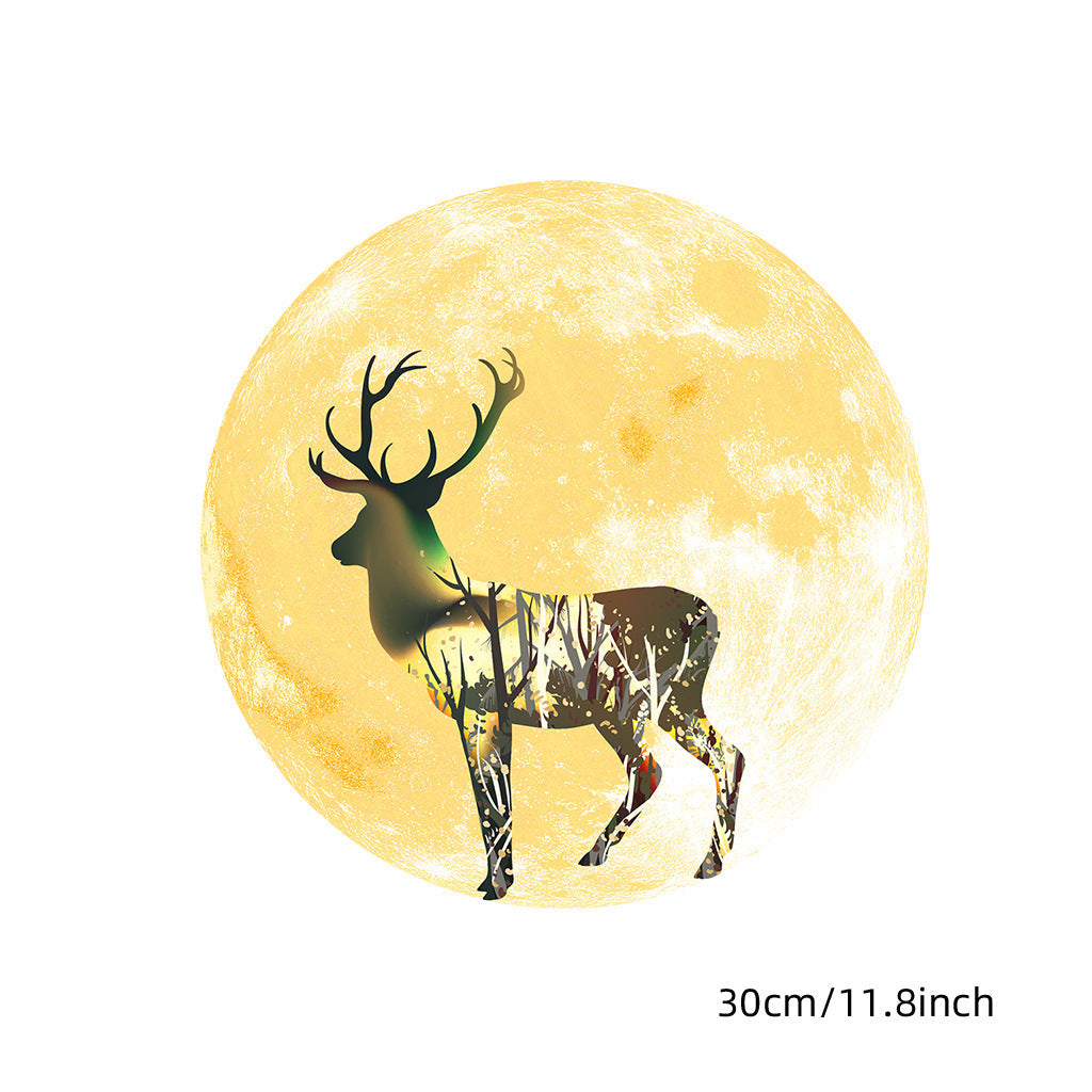 Christmas Moon Wall Stickers
