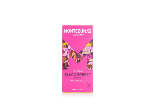 Montezuma's Black Forest Dark Chocolate with Cherry | 12 x 90g