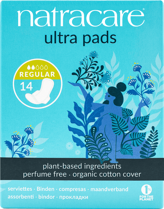 Natracare Ultra Pads Normal con Alas - 14 unidades
