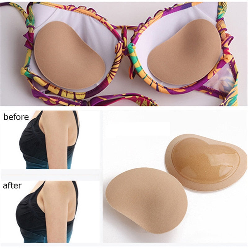 Silicone Nipple Covers | Self-Adhesive Bra Pads | Black & Beige