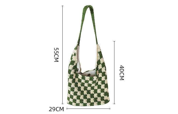 Artistic Style Wool Woven Bag Women's