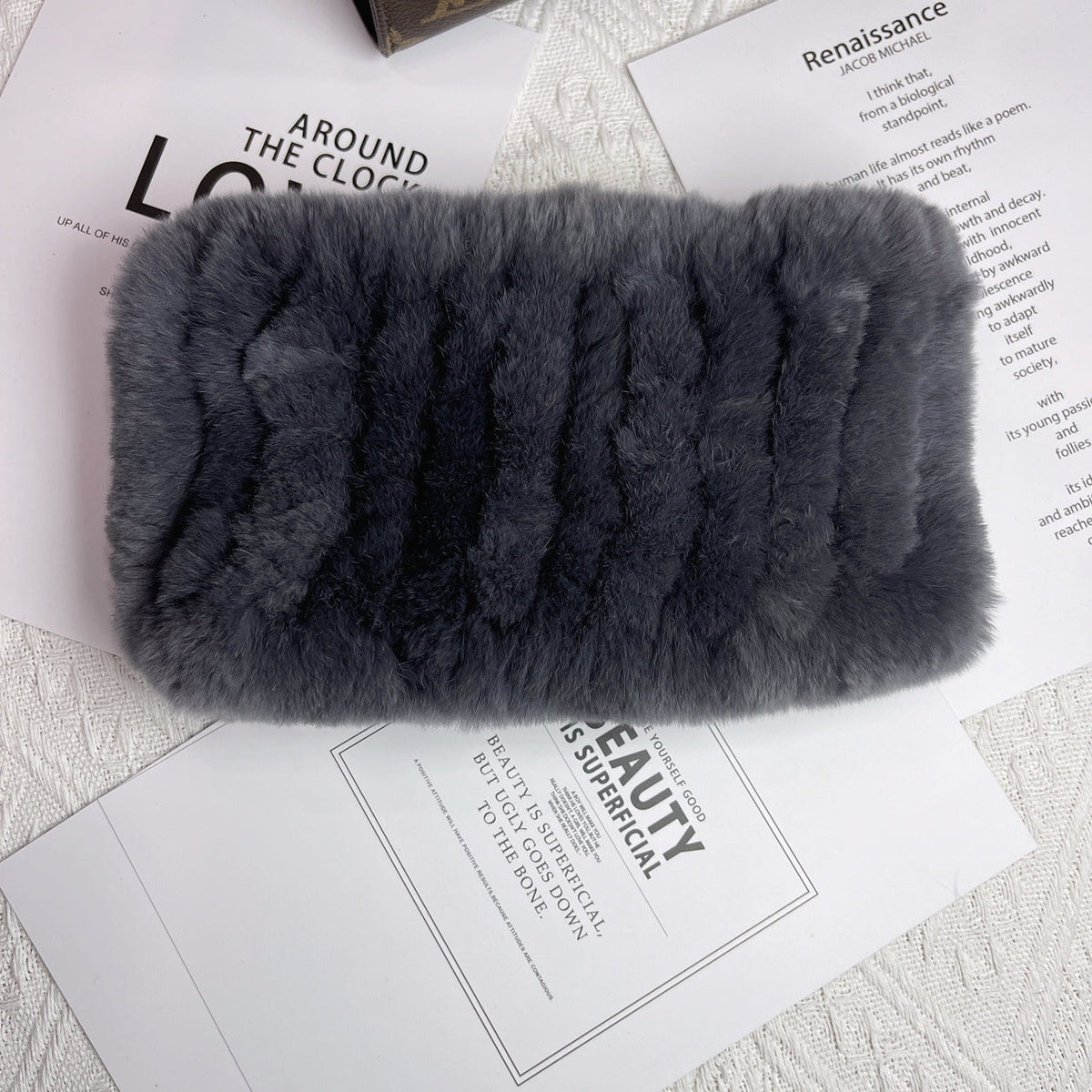 Women's Versatile Fur Snood Warm Scarf