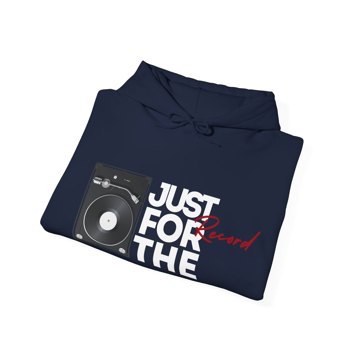 Just for the Record Men's Vinyl Record Hoodie