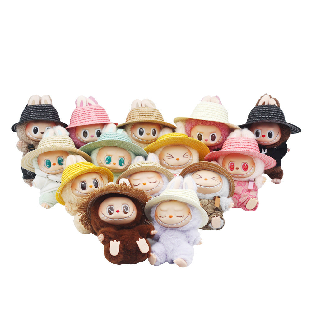 Straw Hat Woven Open Doll Decorative Accessories