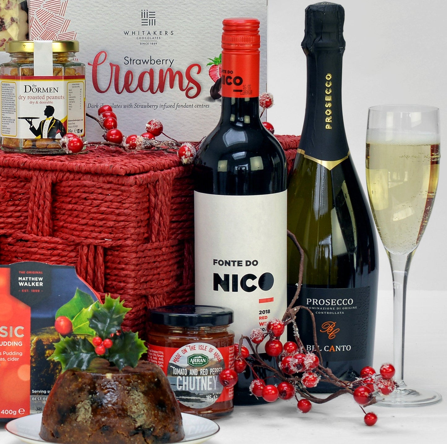 12 Days of Christmas Hamper | Luxury Festive Gift Box with Prosecco