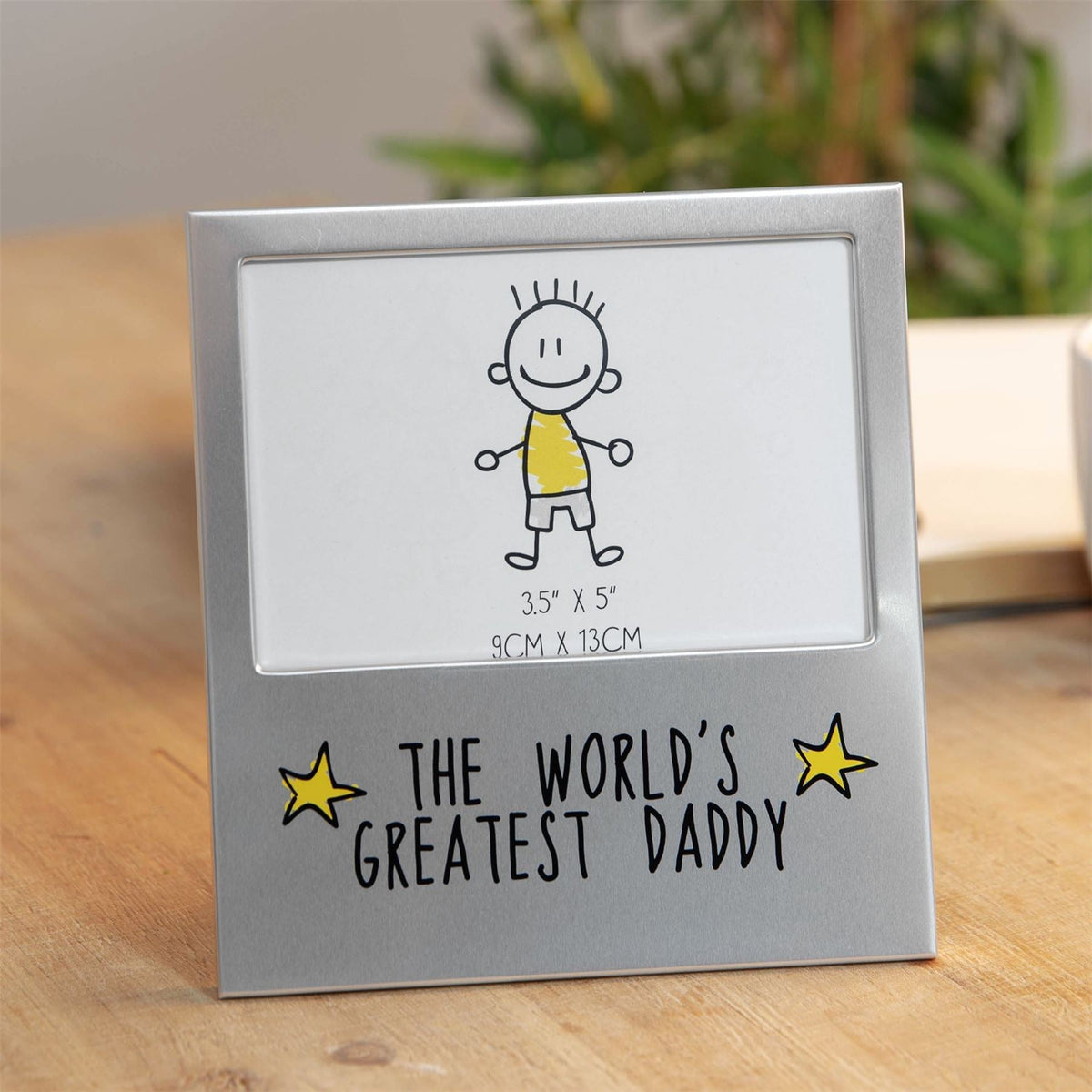 Greatest Daddy Aluminium Photo Frame 5" x 3.5"
