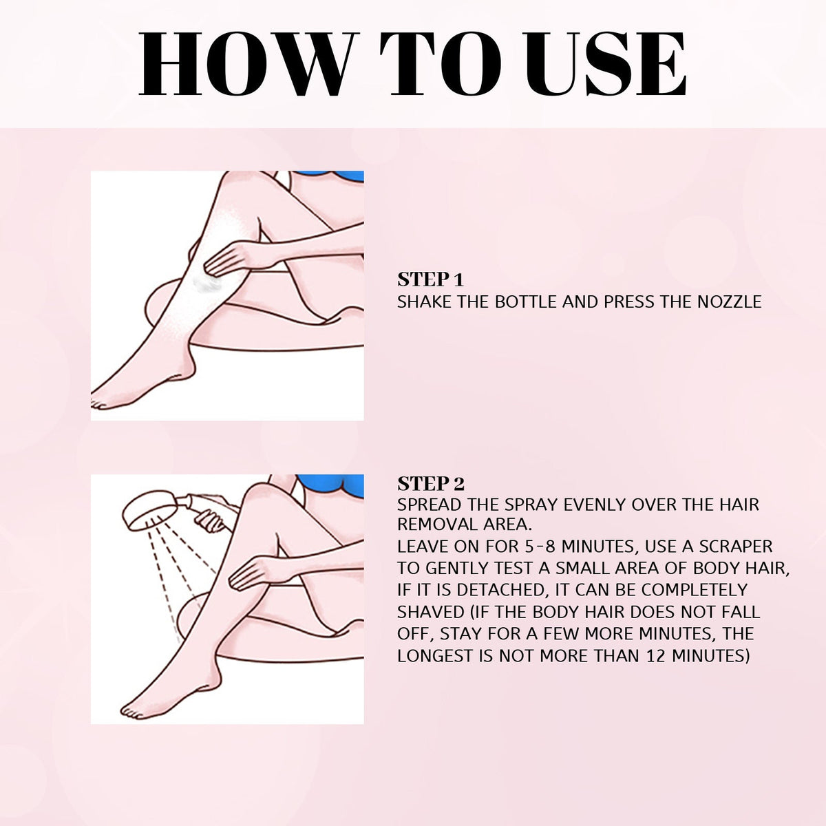 30ml 100ml Hair Removal Spray Depilatory Armpit Hair And Legs Hair Foam Mousse And Removal Is Gentle Hair Cream Spray Non-irritating