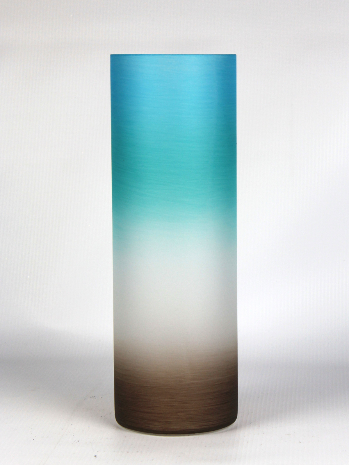 table blue art decorative glass vase 7856/300/sh317