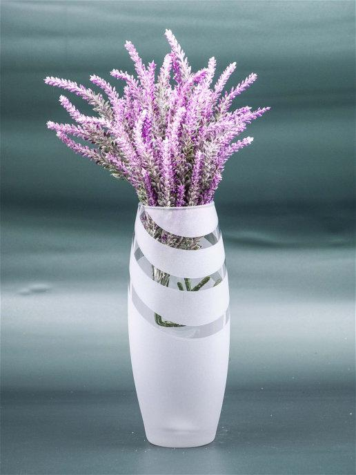 Matt Painted Art Glass Oval Vase for Flowers | Interior Design | Home Decor | Table vase | 7736/250/mt295