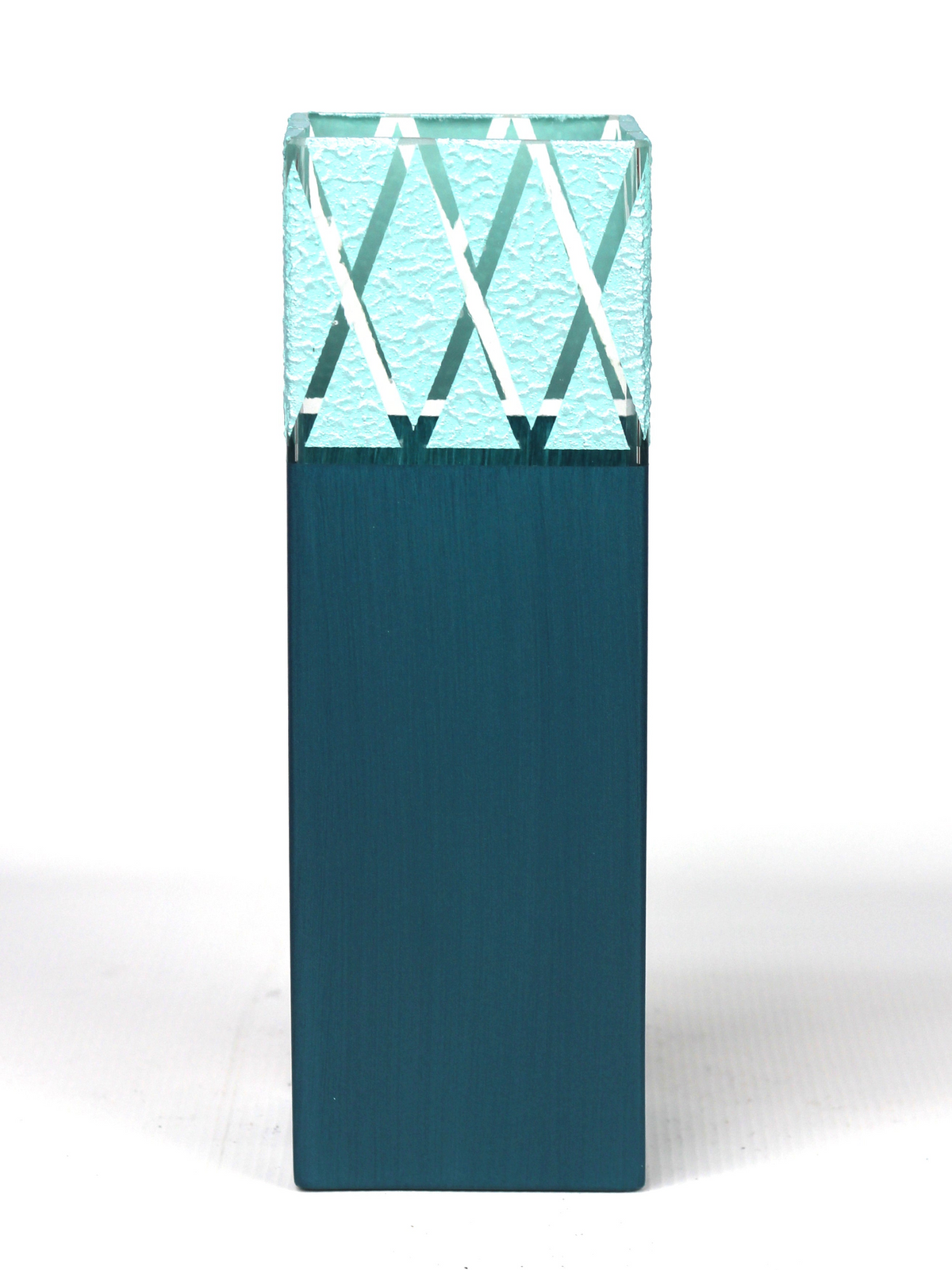 table turquoise art decorative glass vase 6360/300/sh167.3