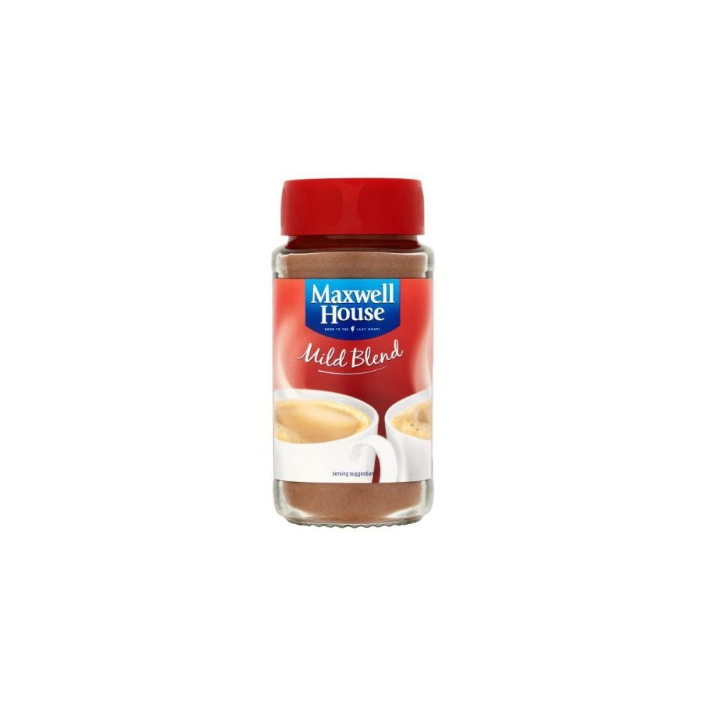 12 x Café soluble Maxwell House Mild Blend 200G