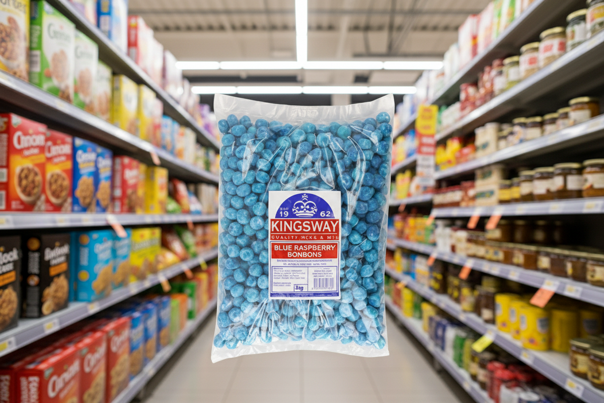 Verquin Himbeer-Bonbons blau 3Kg