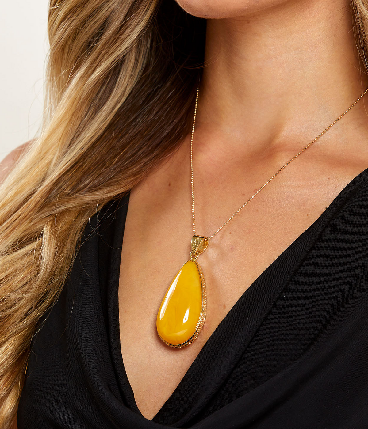 OOAK Citrine Bloom Pendant