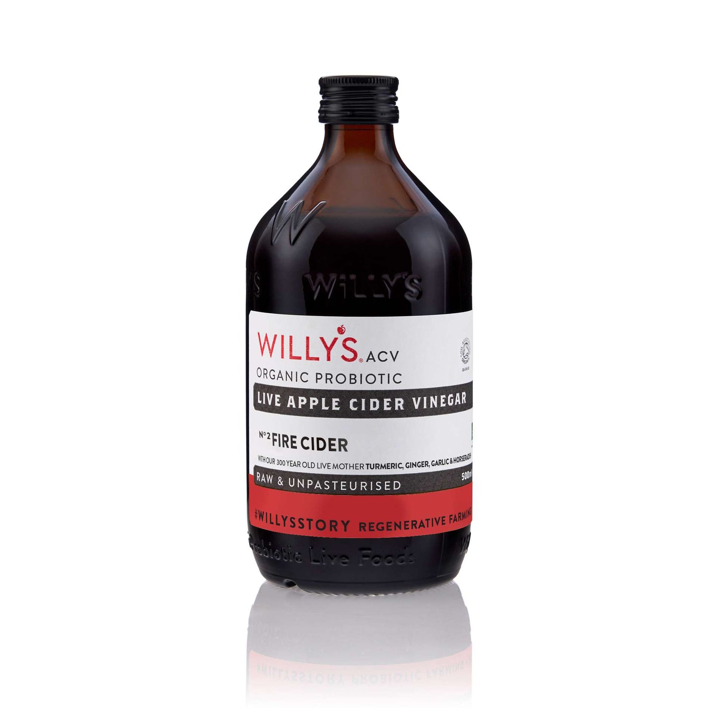 Willy's Organic Fire Cider ACV 500ml