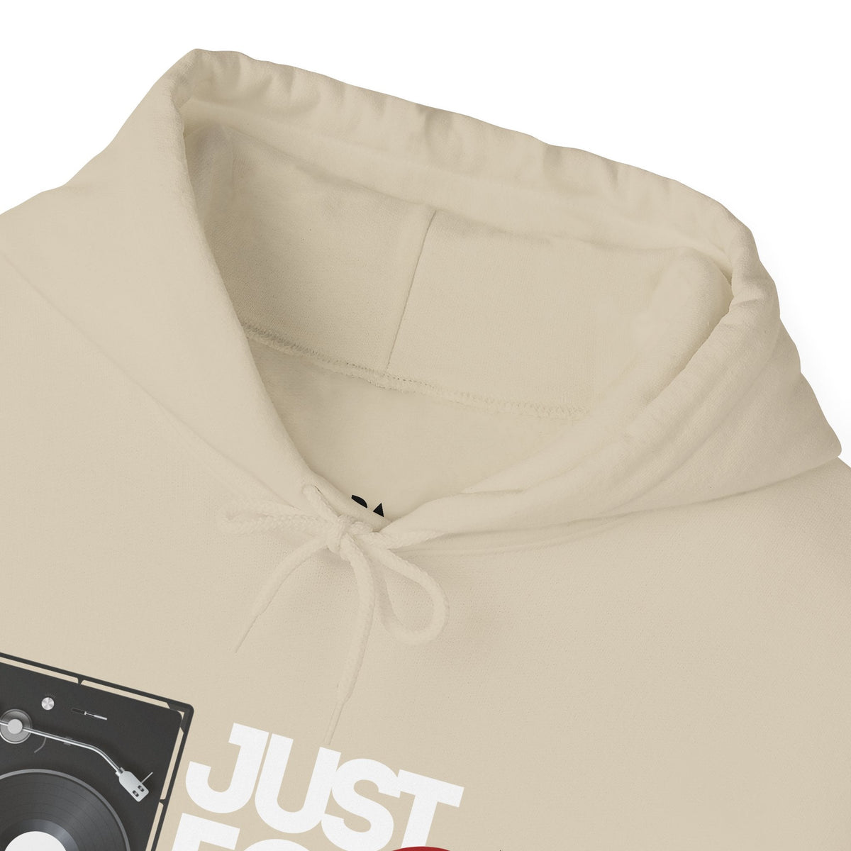 Just for the Record Men's Vinyl Record Hoodie