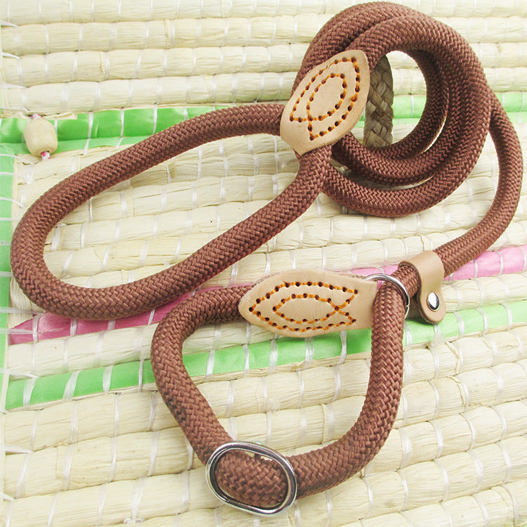 Automatically tighten telescopic reflective dog leash