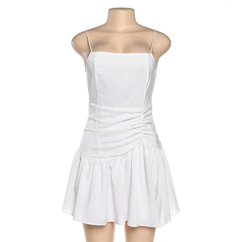 Backless temperament dress