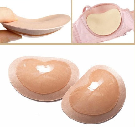 Silicone Nipple Covers | Self-Adhesive Bra Pads | Black & Beige
