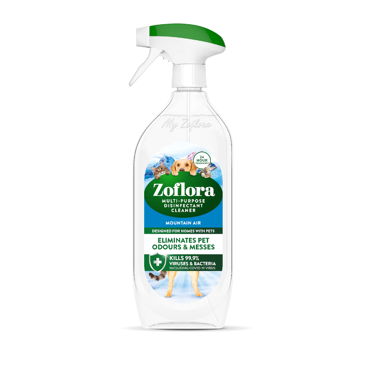 8 x Zoflora Mehrzweckreiniger Mountain Air – 800 ml