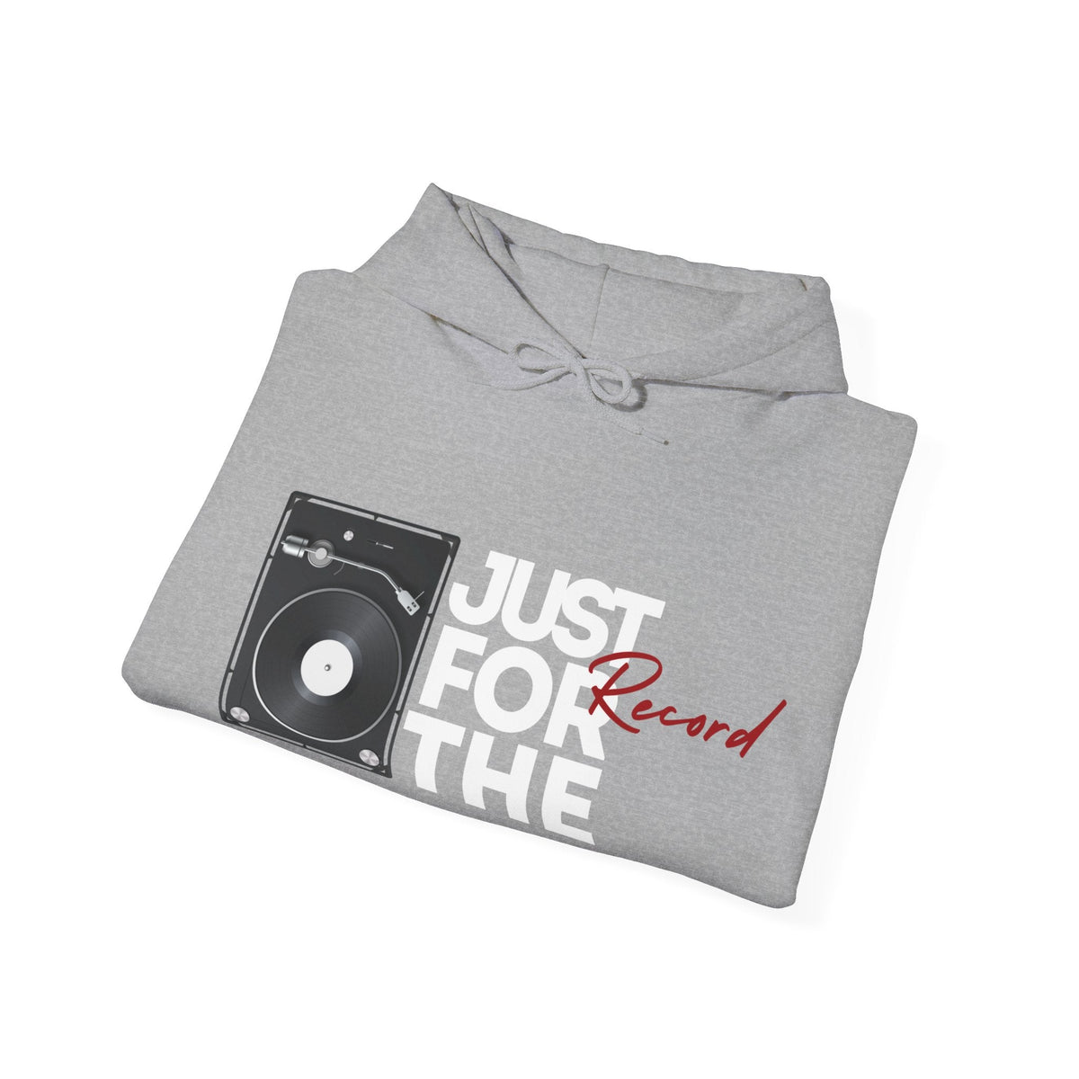 Just for the Record Men's Vinyl Record Hoodie