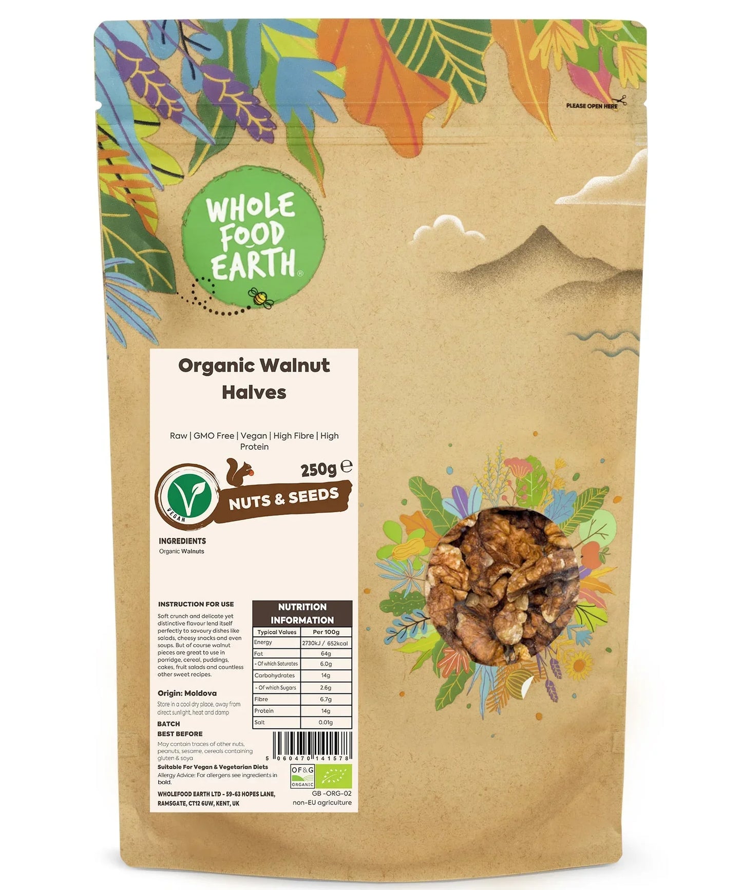 Organic Walnut Halves | Premium Quality Nuts