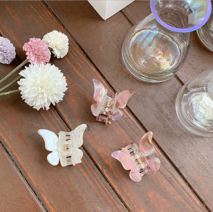 Super Fairy Colorful Acetate Butterfly Hairpin