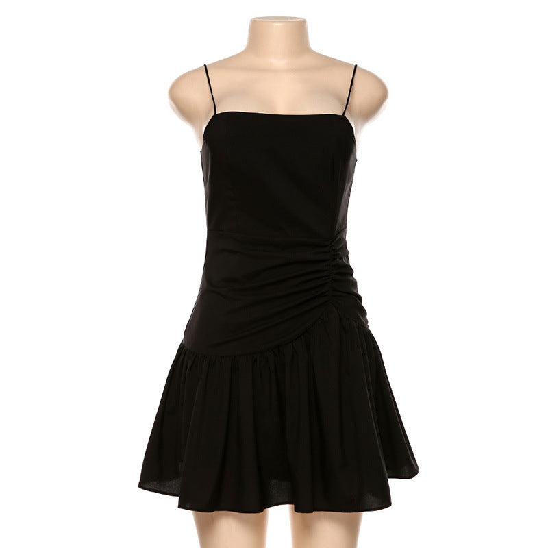 Backless temperament dress