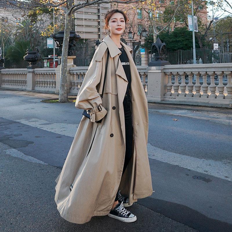 Women's Mid-length Trench Coat
