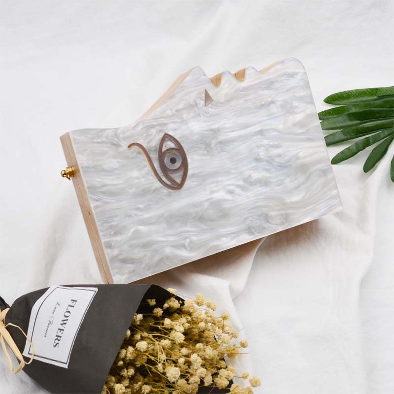One-shoulder Diagonal Evening Bag
