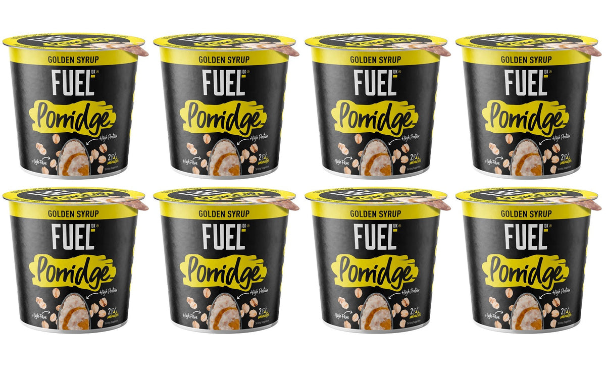 8 x Fuel10k Porridge Topf Goldener Sirup - 70G