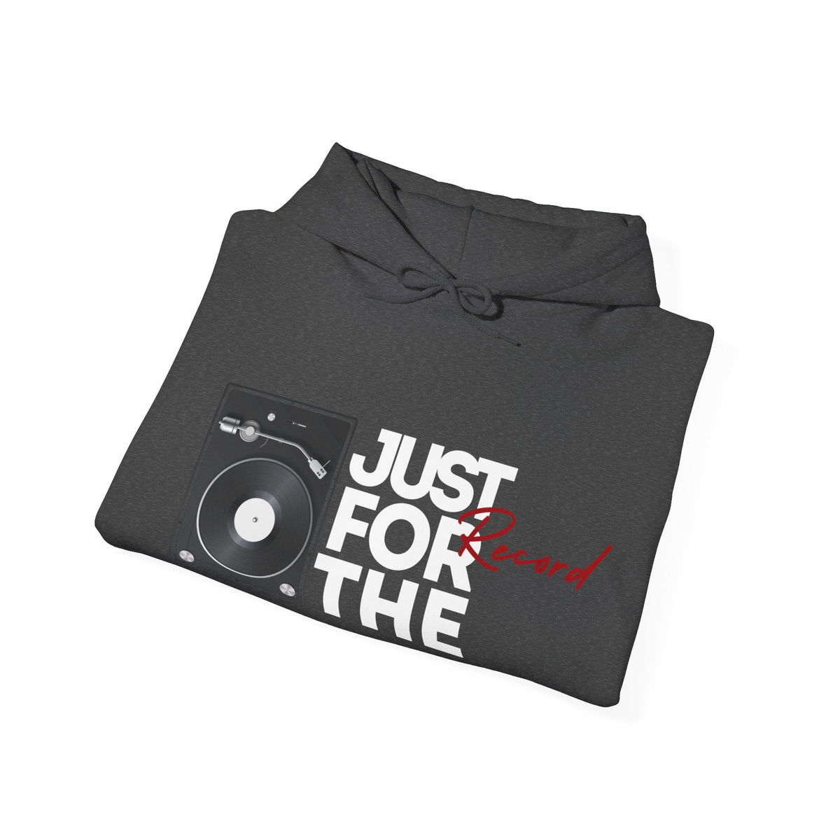 Just for the Record Men's Vinyl Record Hoodie